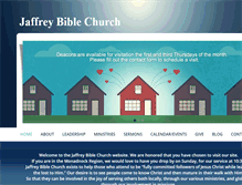 Tablet Screenshot of jaffreybible.org